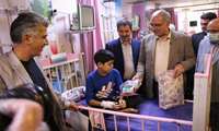 بازدید وزیر بهداشت بمناسبت روز ملی کودک از بیمارستان کودکان مفید