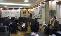 ديدار رئيس و مدير بيمارستان با شهردار منطقه سه تهران