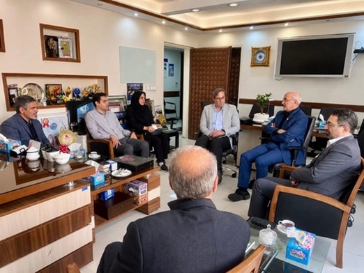 حضور تیم مدیریتی بیمارستان فوق‌تخصصی کودکان مفید در دانشگاه و دیدار با مدیر روابط عمومی دانشگاه علوم پزشکی شهید بهشتی